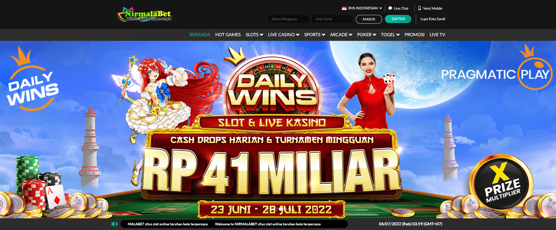 Play paydirt slot online